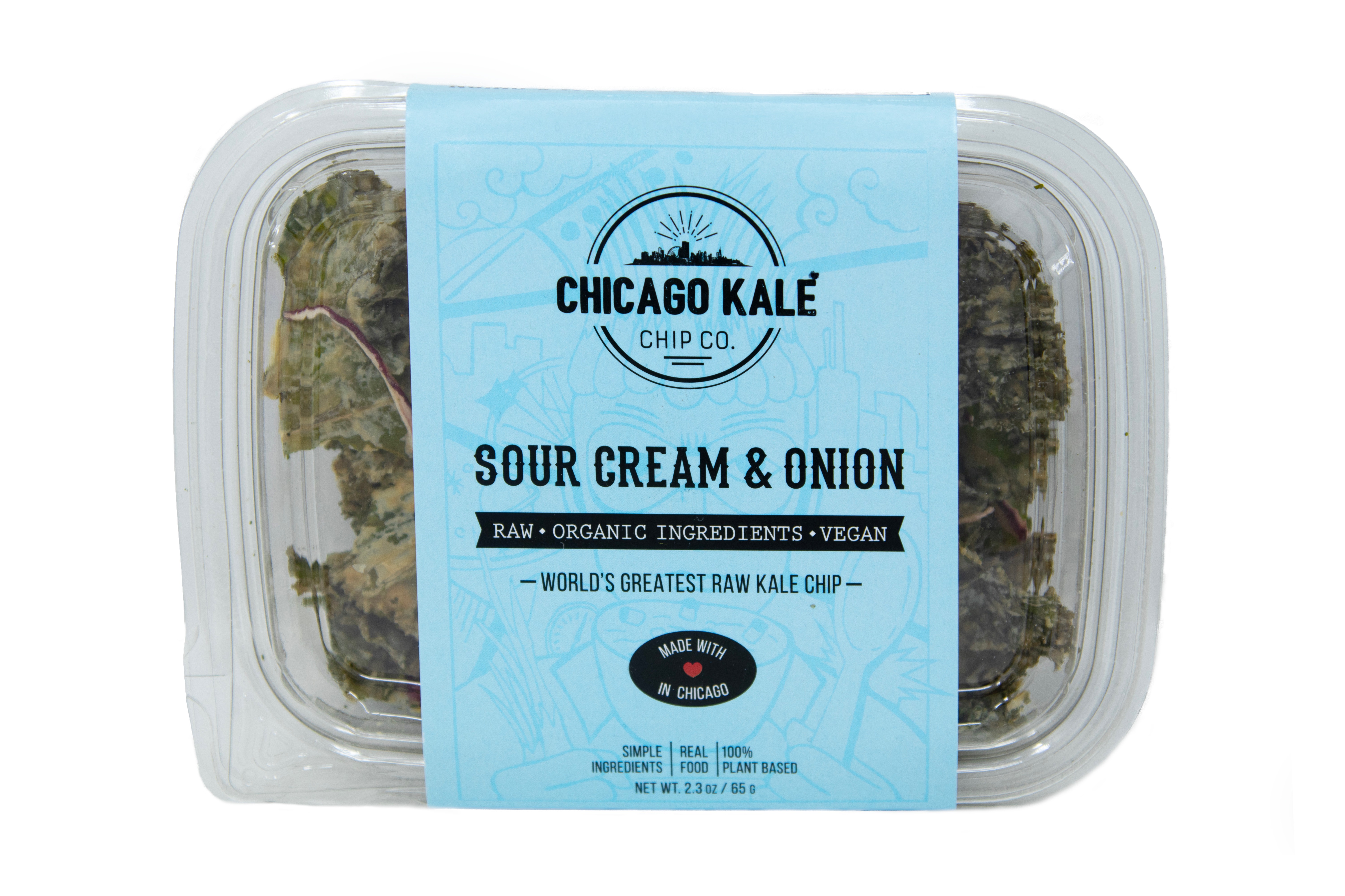 Order Chicago Kale Chip Co. Sour Cream & Onion Kale Chips food online from Juicerx store, Chicago on bringmethat.com