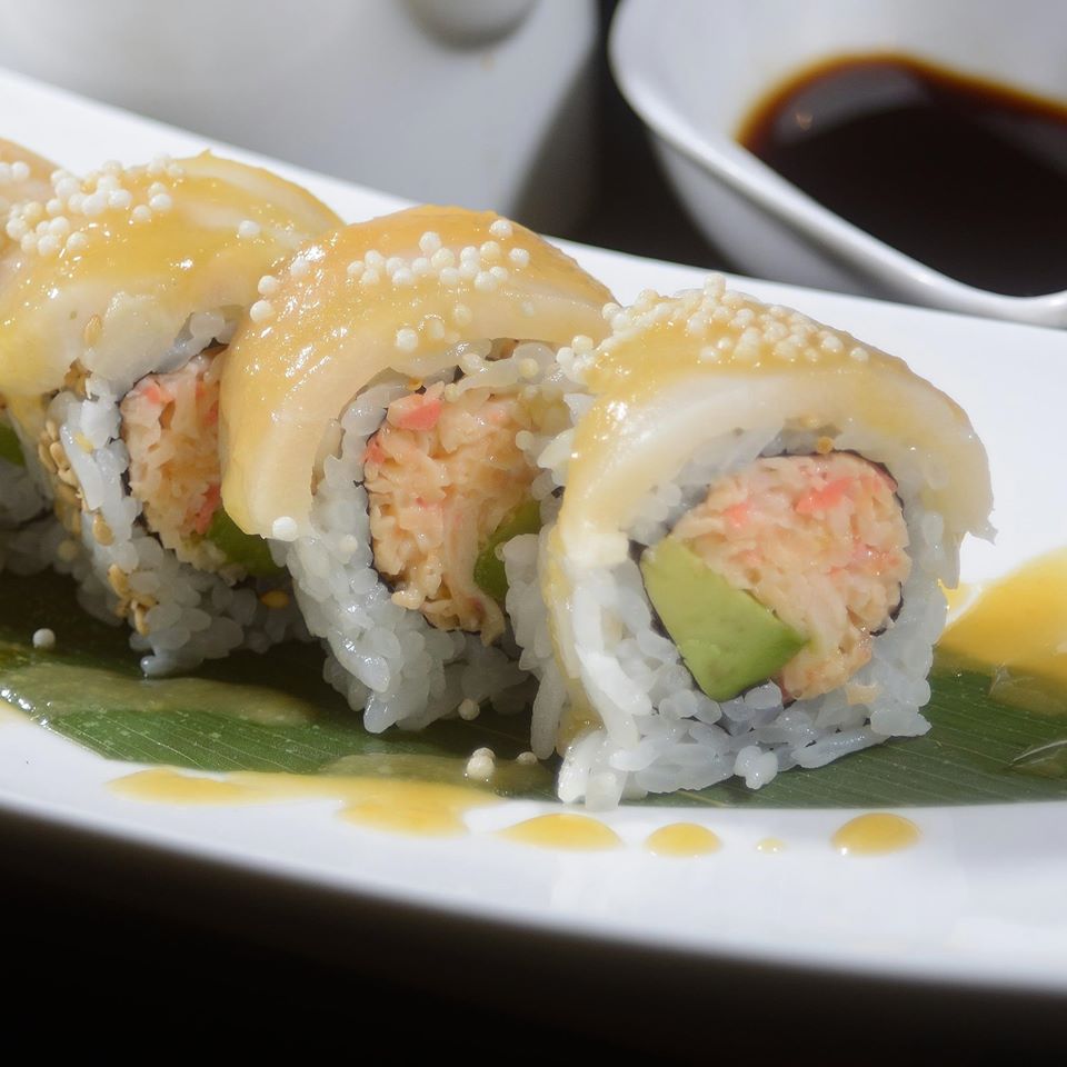 Order Snow White Roll food online from Fuji Sushi store, Biloxi on bringmethat.com