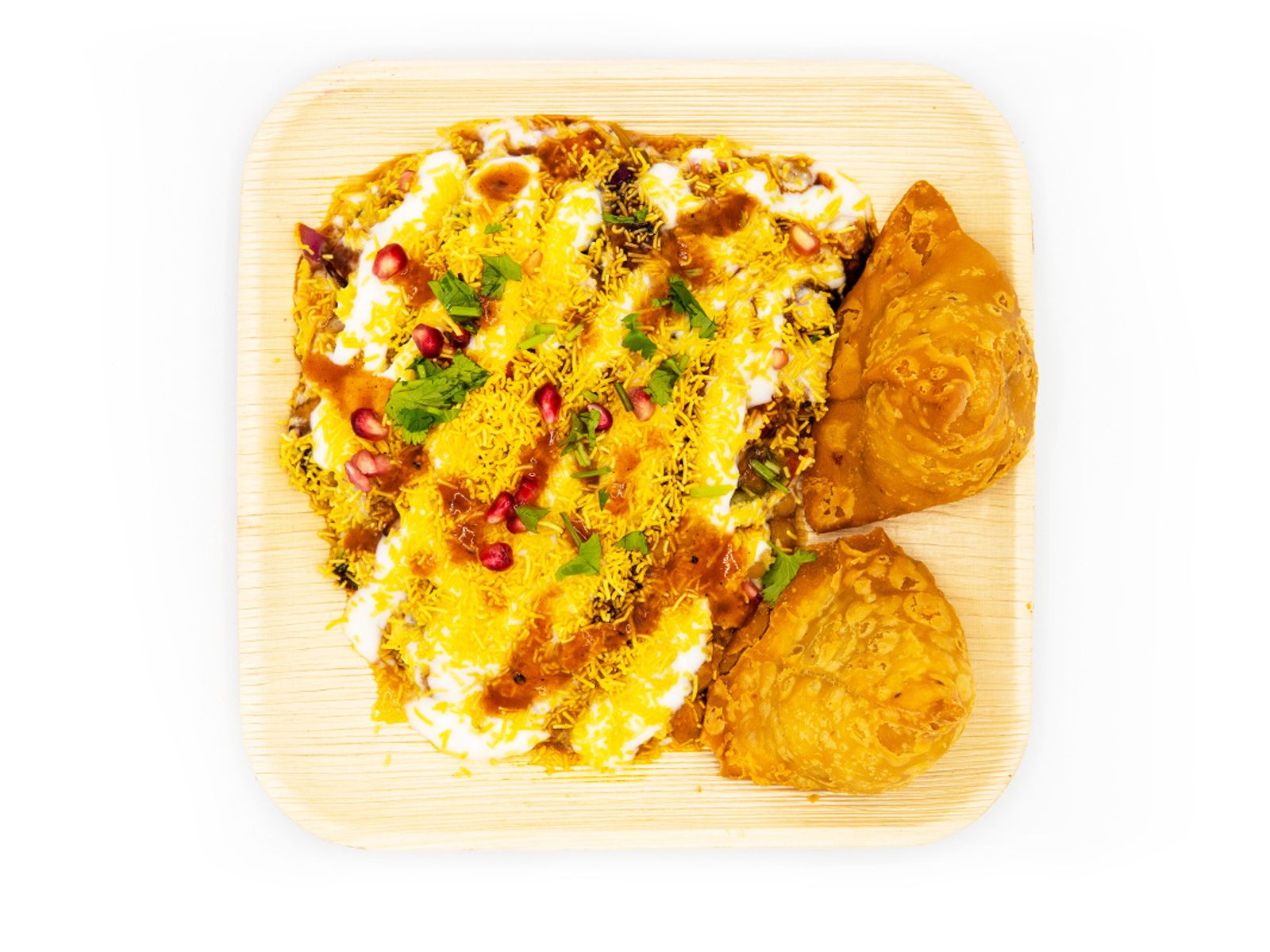 Order Samosa Chat food online from Desi Bites store, West Chester Township on bringmethat.com