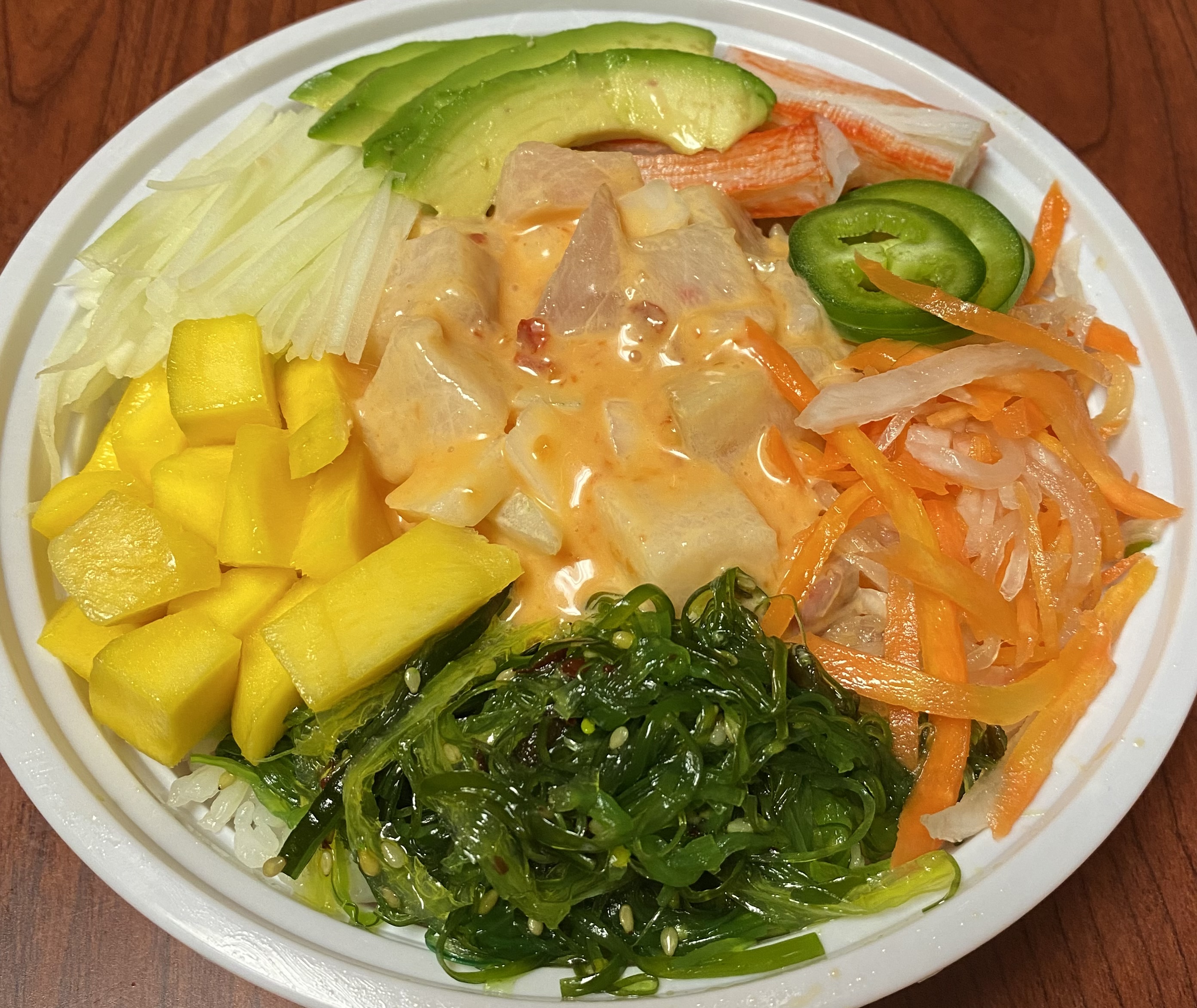 Order Yellowtail Poke Bowl food online from Kumo Asian Fusion store, Brick on bringmethat.com