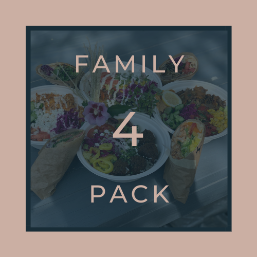 Order Family (4) Pack food online from Levant: Elevated Mediterranean Eater store, Columbus on bringmethat.com