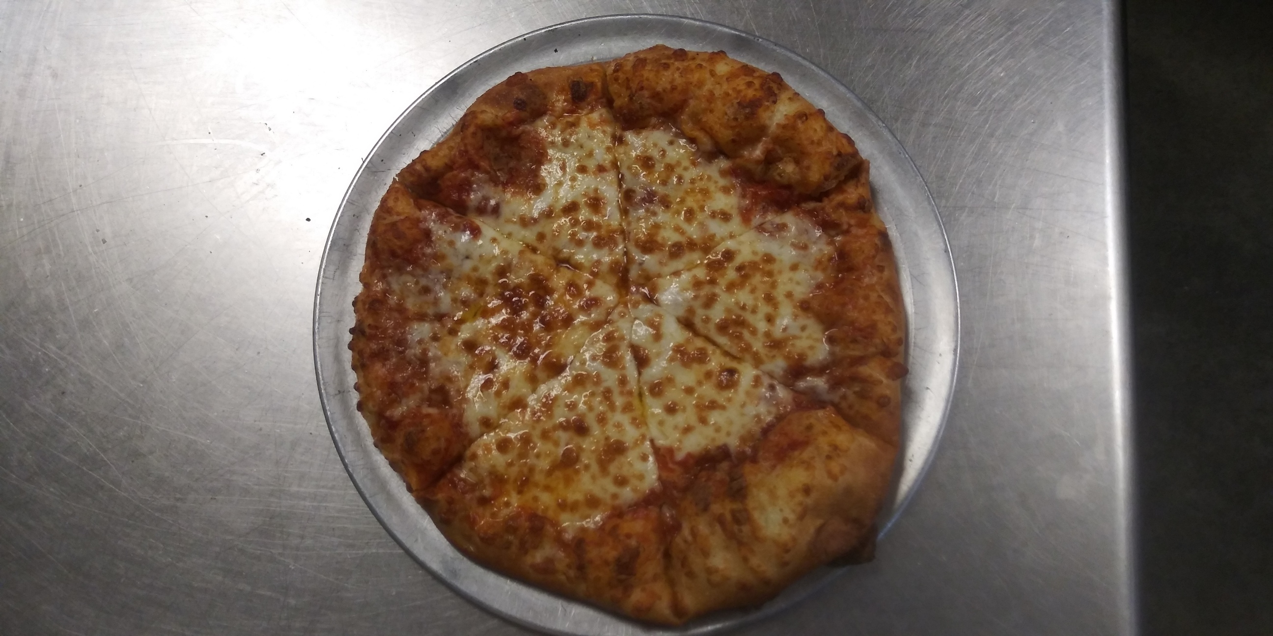 Order 10" Small Cheese Pizza food online from Zoner Pizza, Wings & Waffles store, Warner Robins on bringmethat.com
