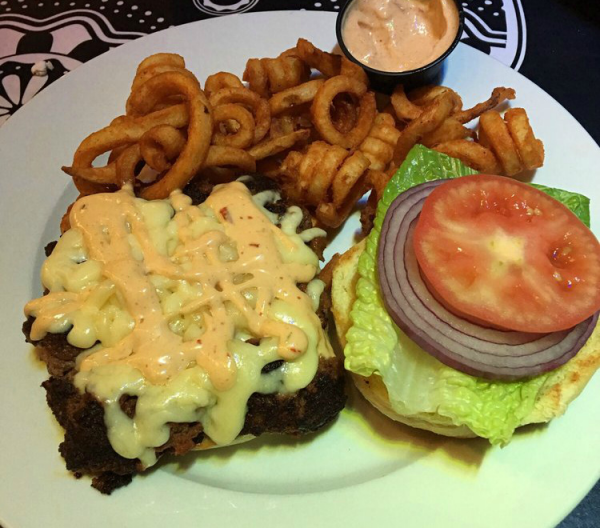 Order Lunch Chorizo Burger food online from La Boca store, Middletown on bringmethat.com