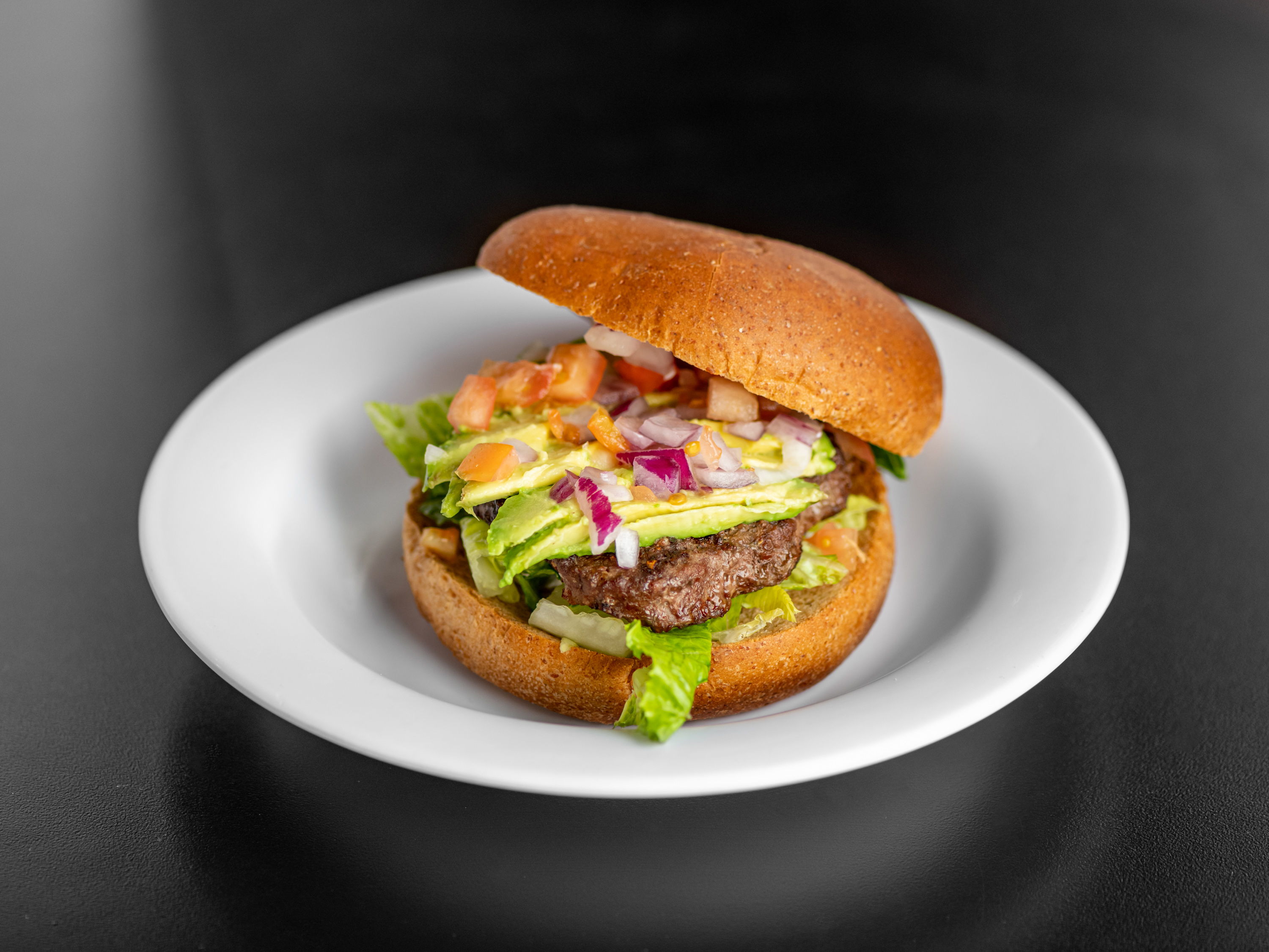 Order California Club Burger  food online from Muscle Maker Grill store, Houston on bringmethat.com
