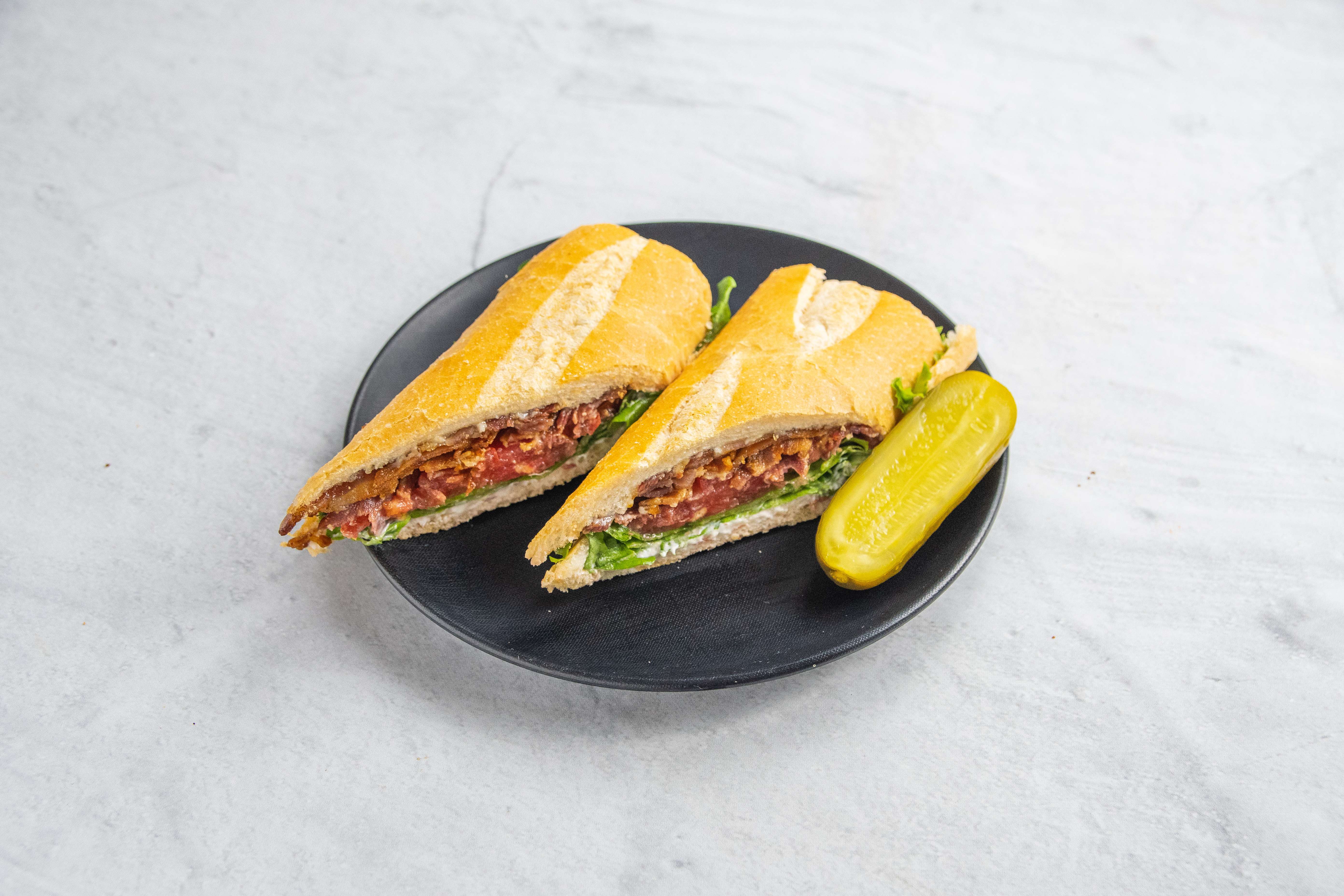 Order BLT Sandwich food online from Globe Deli store, Costa Mesa on bringmethat.com