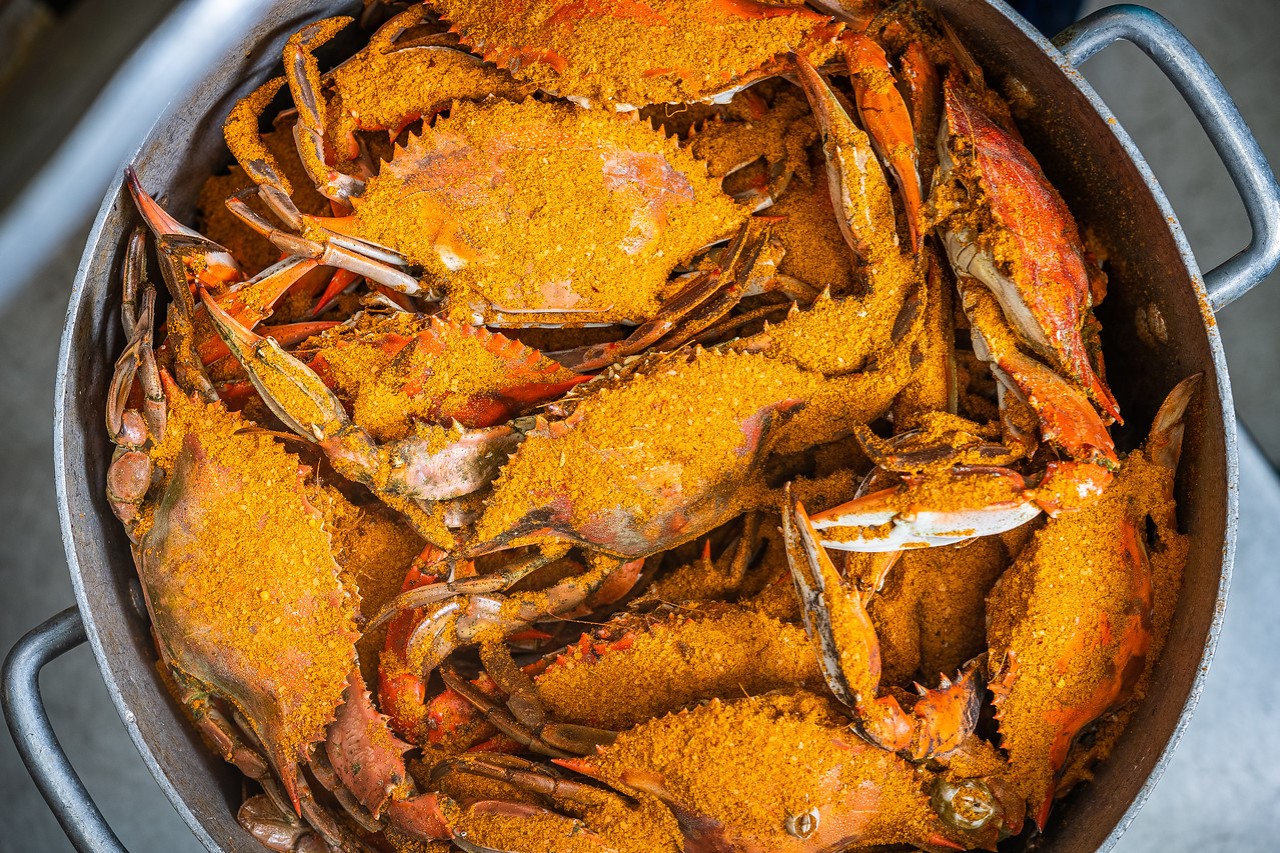 Order 1 Dozen Medium Crabs food online from Captain Pell Fairfax Crabhouse store, Fairfax on bringmethat.com