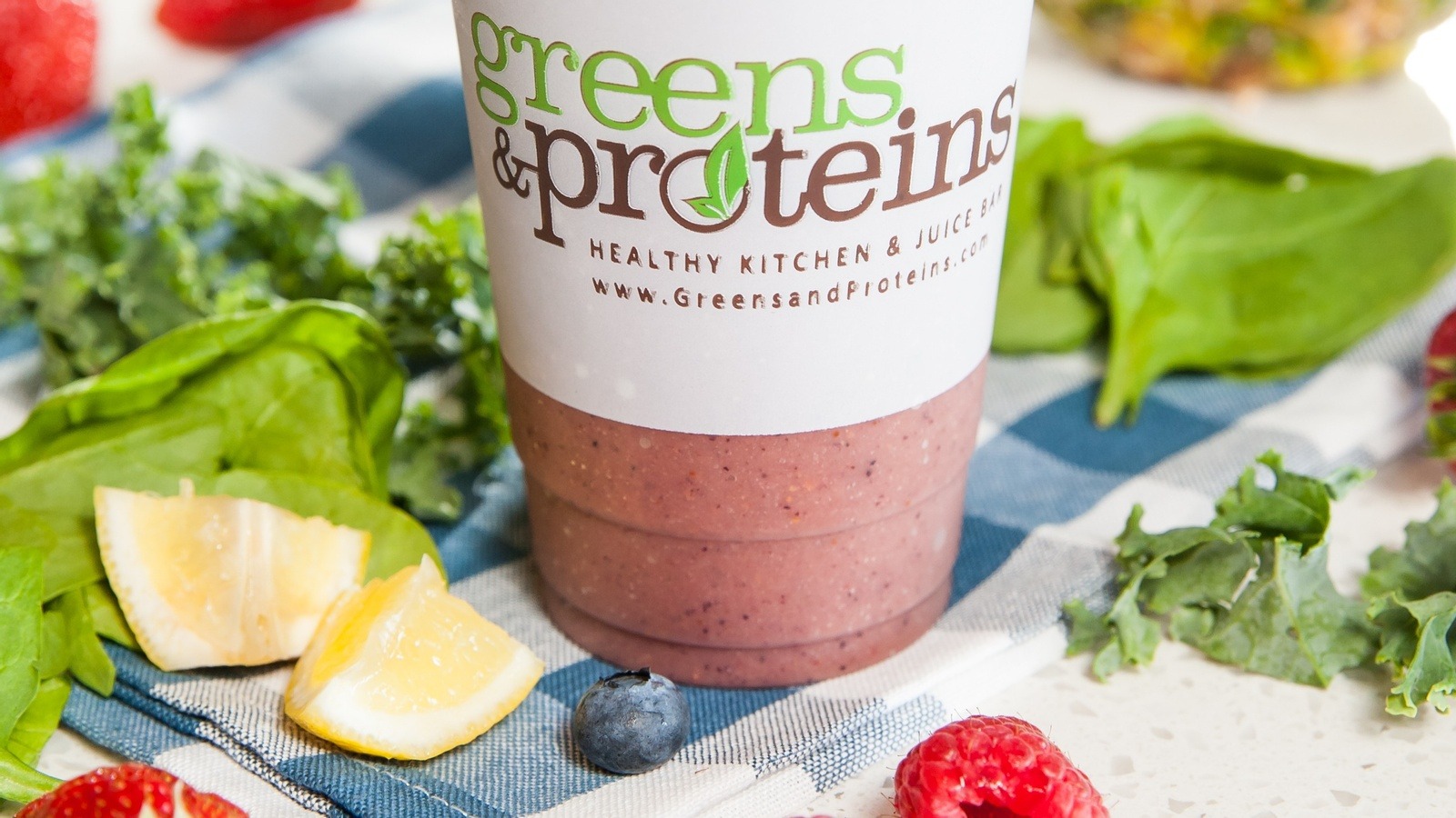 Order Green Leaf Berry Blast food online from Greens and Proteins store, Las Vegas on bringmethat.com