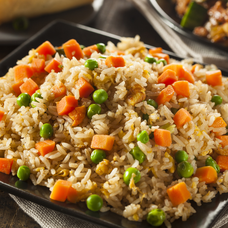 Order Vegetable Fried Rice  food online from Shanghai Restaurant store, Nampa on bringmethat.com