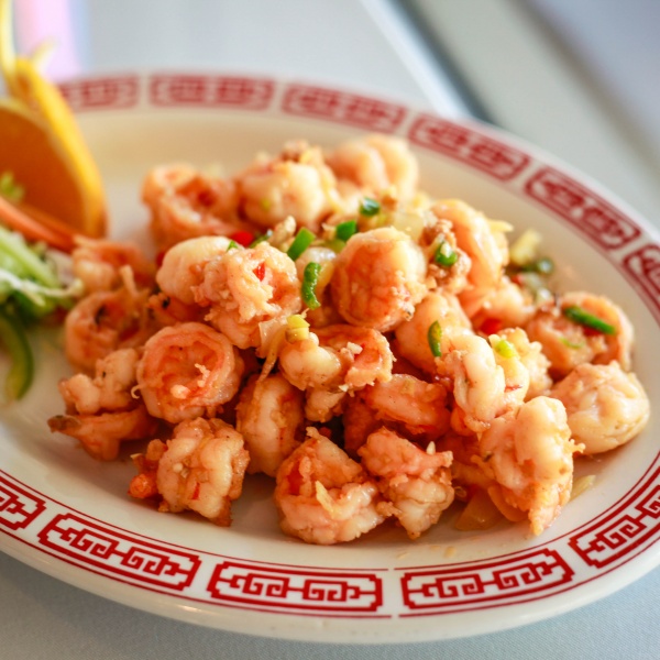 Order 95. Sauteed Shrimp Ginger and Pepper food online from Oriental Express store, Old Forge on bringmethat.com