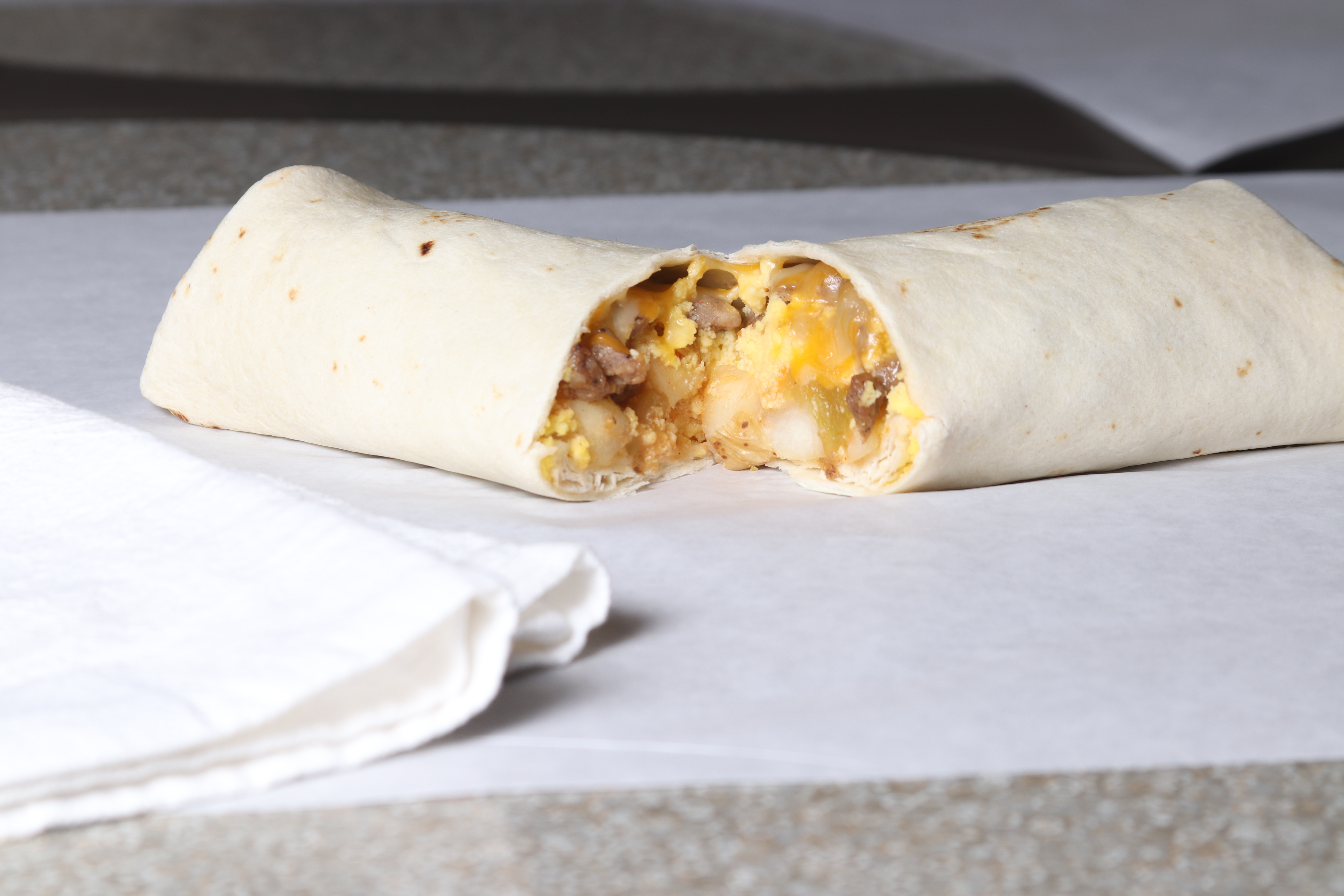 Order Bacon Burrito food online from Juice Kitchen store, Denver on bringmethat.com