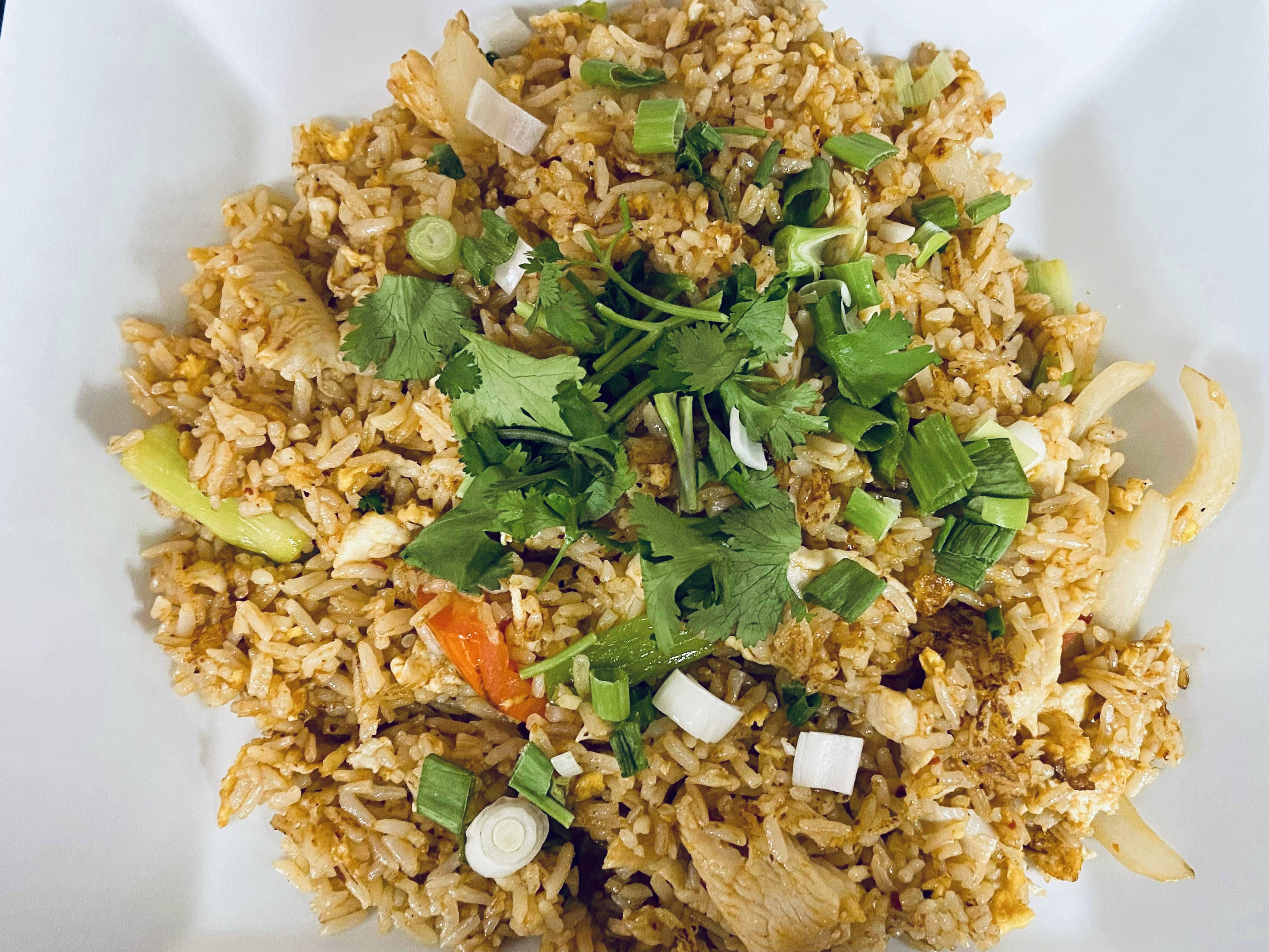 Order 32. Thai Fried Rice food online from Thai Pakse Restaurant store, Fort Worth on bringmethat.com