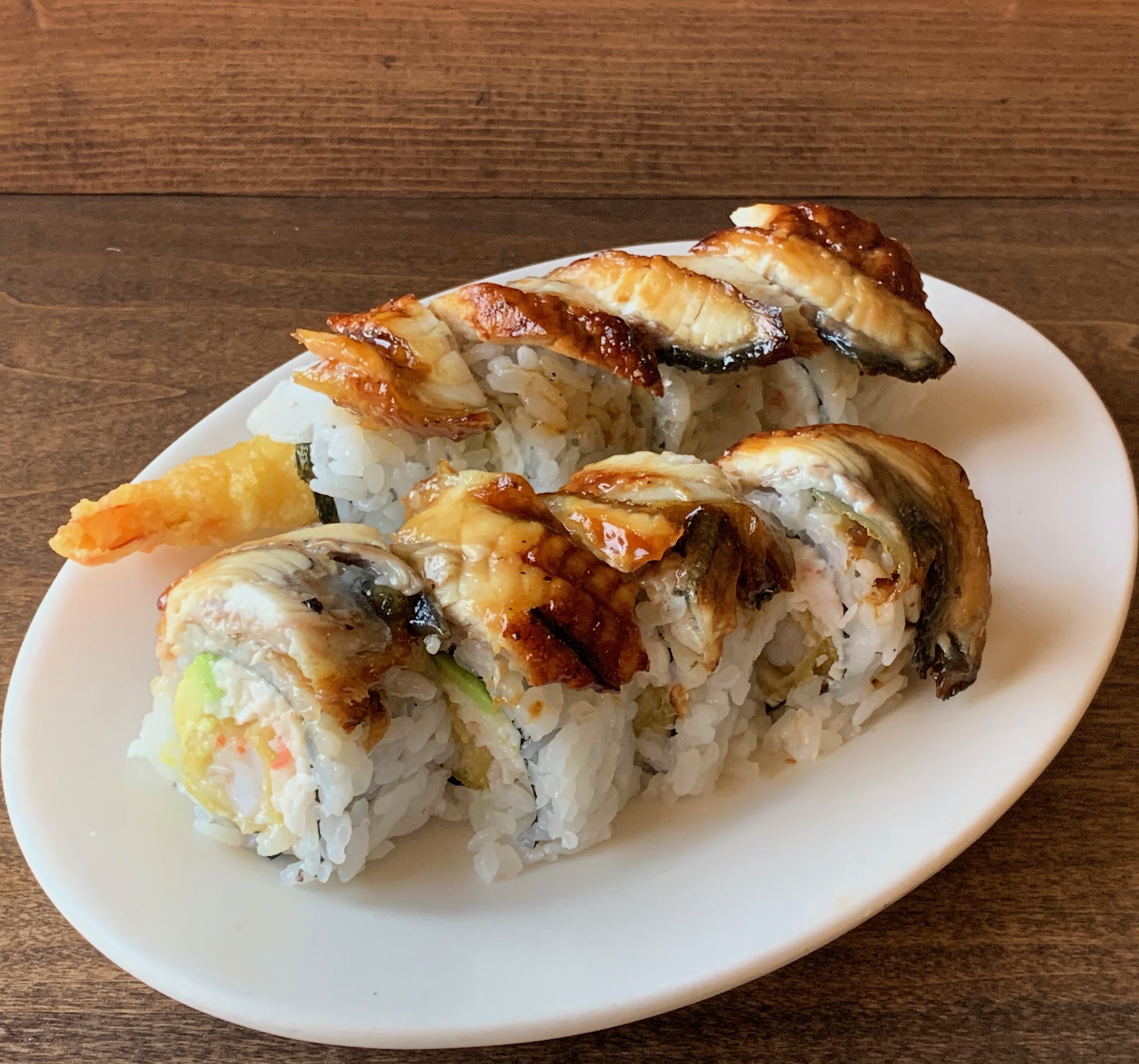 Order Golden Dragon Roll food online from Minato Sushi store, Lake Forest on bringmethat.com