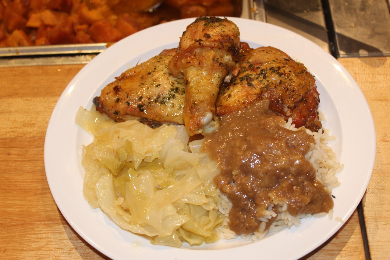 Order Baked Chicken Dinner food online from Paula Soul Food Cafe store, Hackensack on bringmethat.com