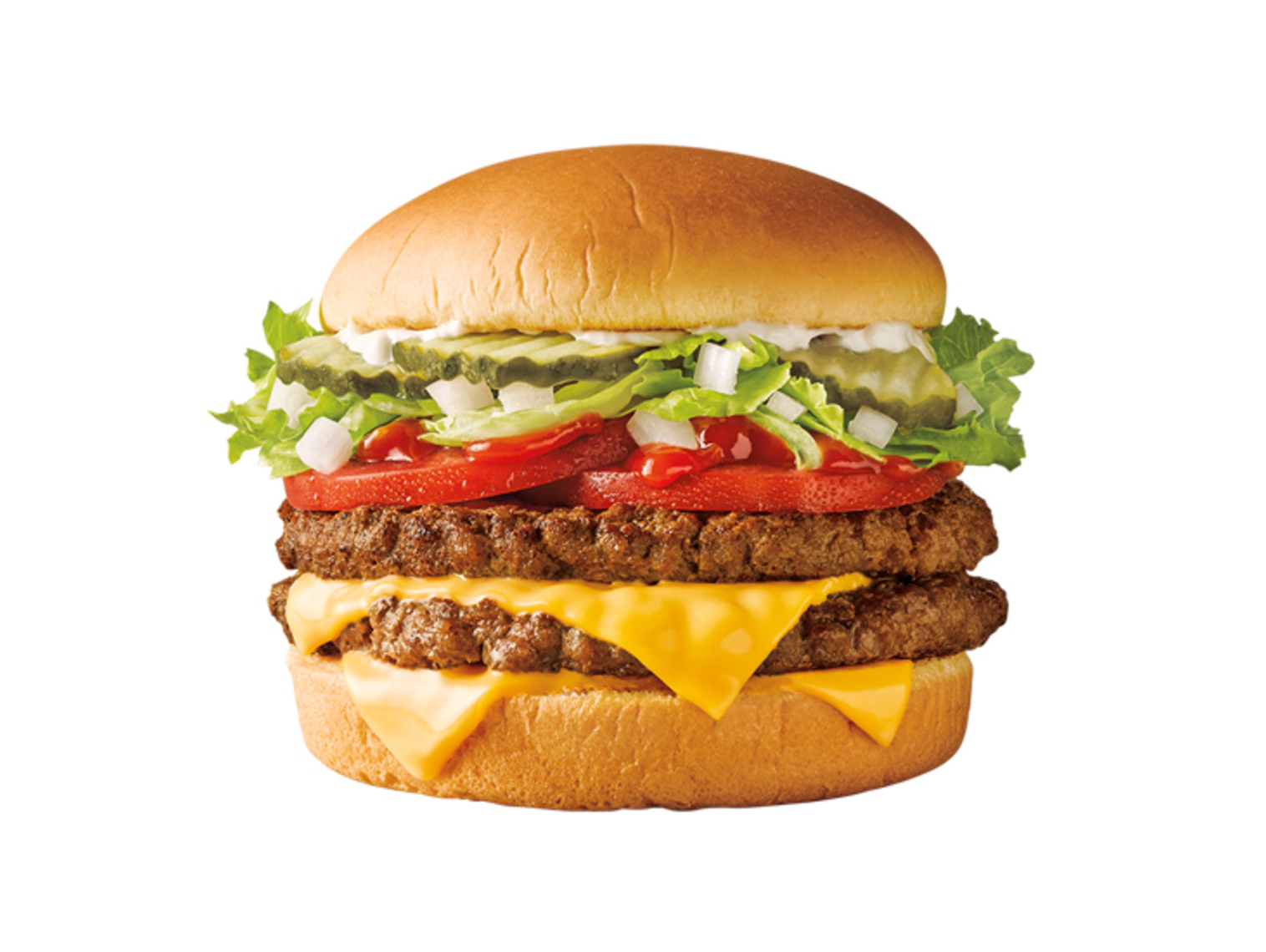 Order SuperSONIC® Double Cheeseburger food online from Sonic store, Mount Joy on bringmethat.com