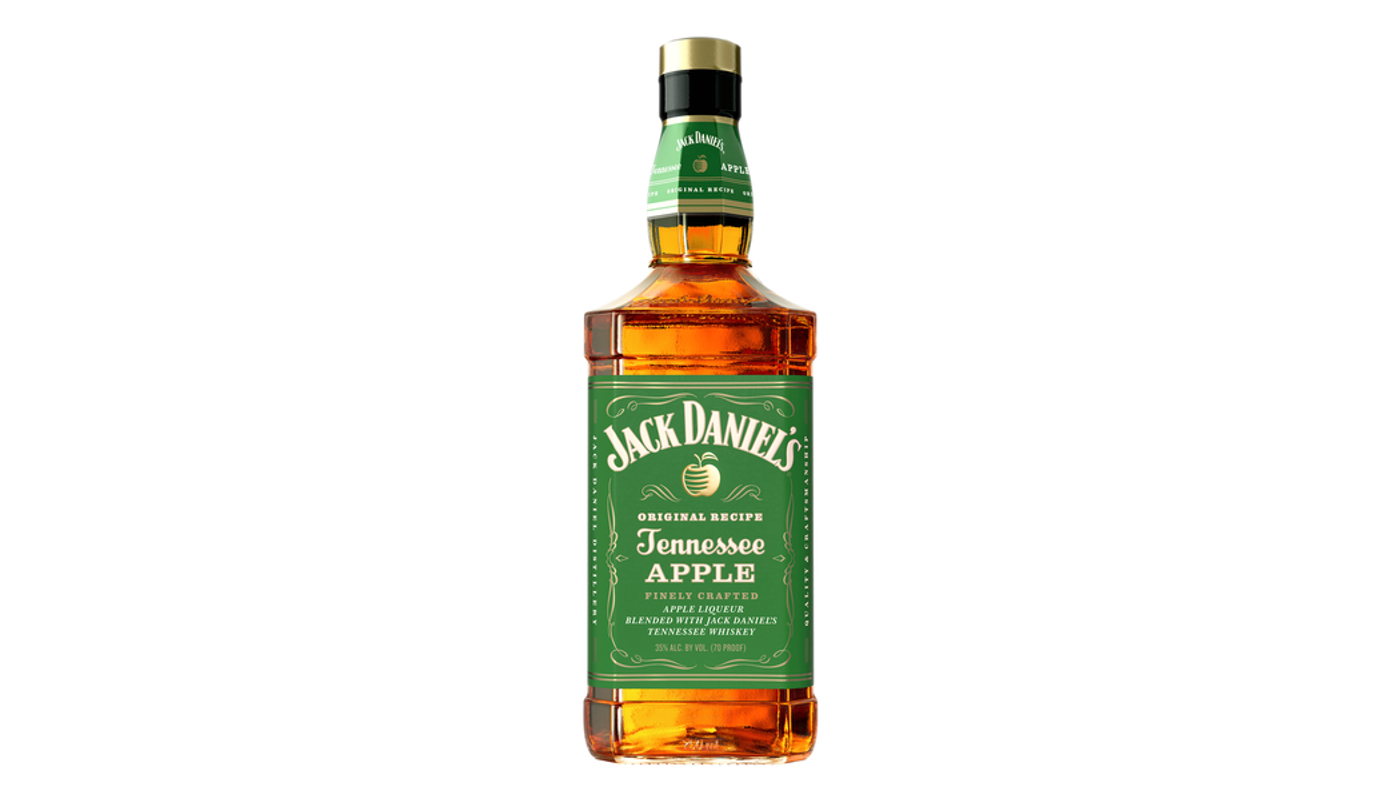 Order Jack Daniel's Tennesse Apple 750mL food online from Spikes Bottle Shop store, Chico on bringmethat.com