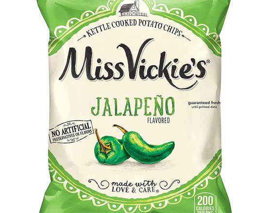 Order Miss Vickie's Jalapeno Chips food online from Judys Cafe store, San Diego on bringmethat.com
