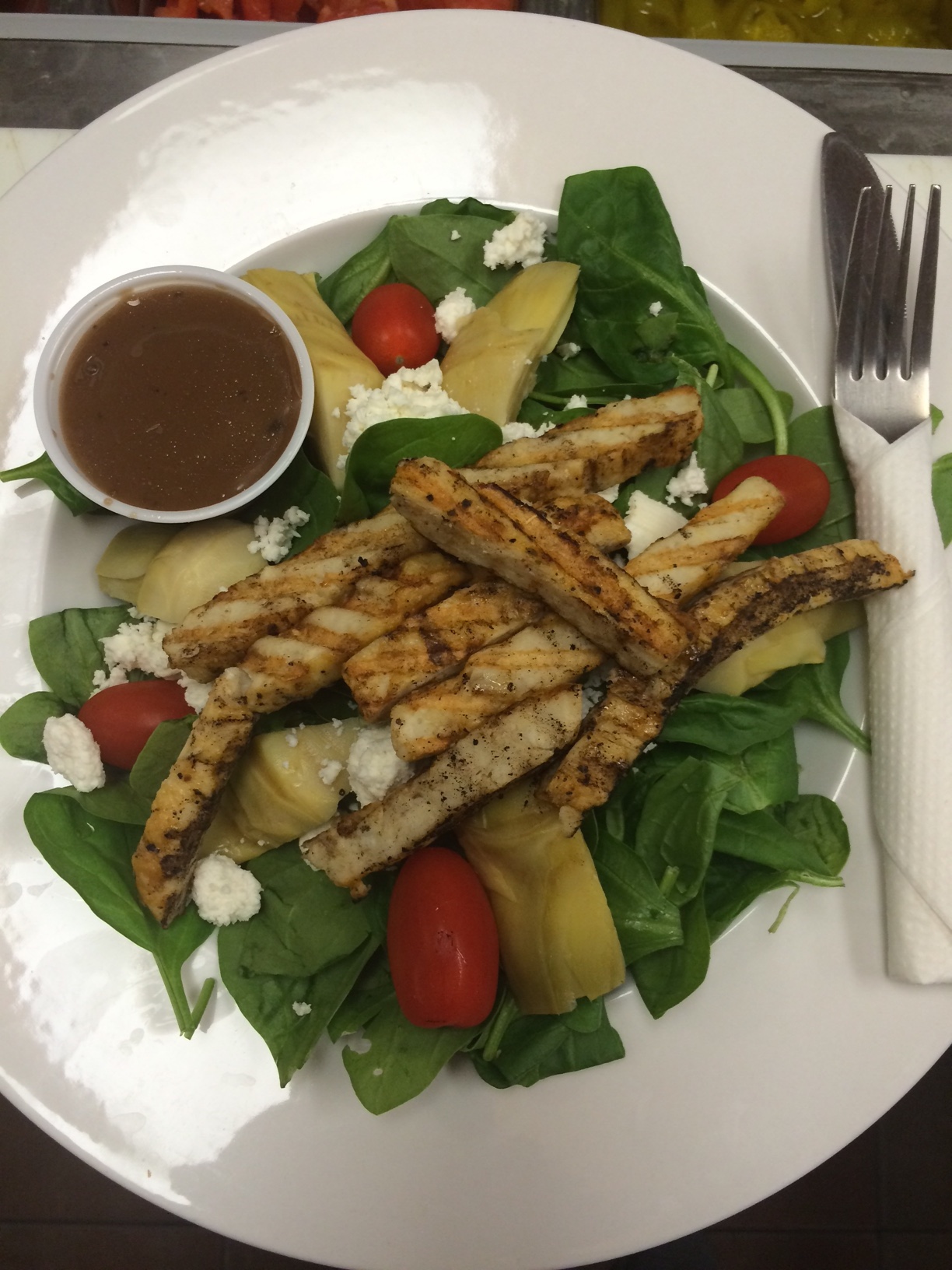 Order Mediterranean Chicken Salad food online from The Modern Cafe store, Pittsburgh on bringmethat.com