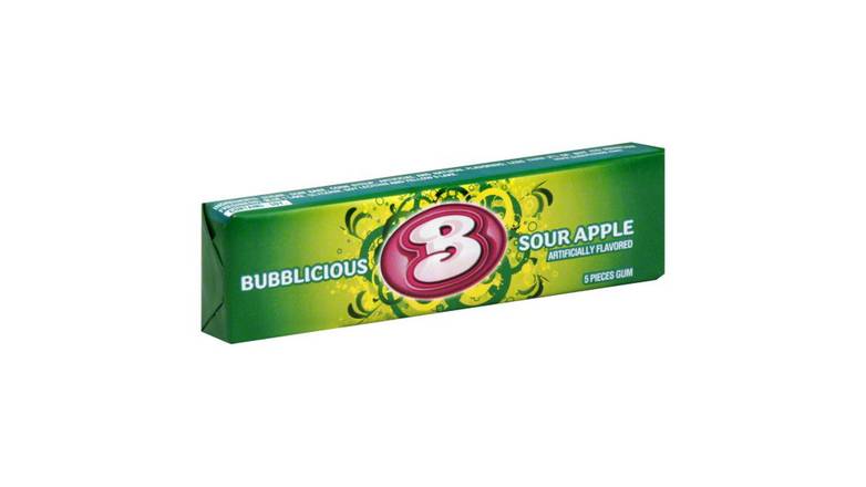 Order Bubblicious Sour Apple Chewing Gum- Count Of 18 food online from Trumbull Mobil store, Trumbull on bringmethat.com