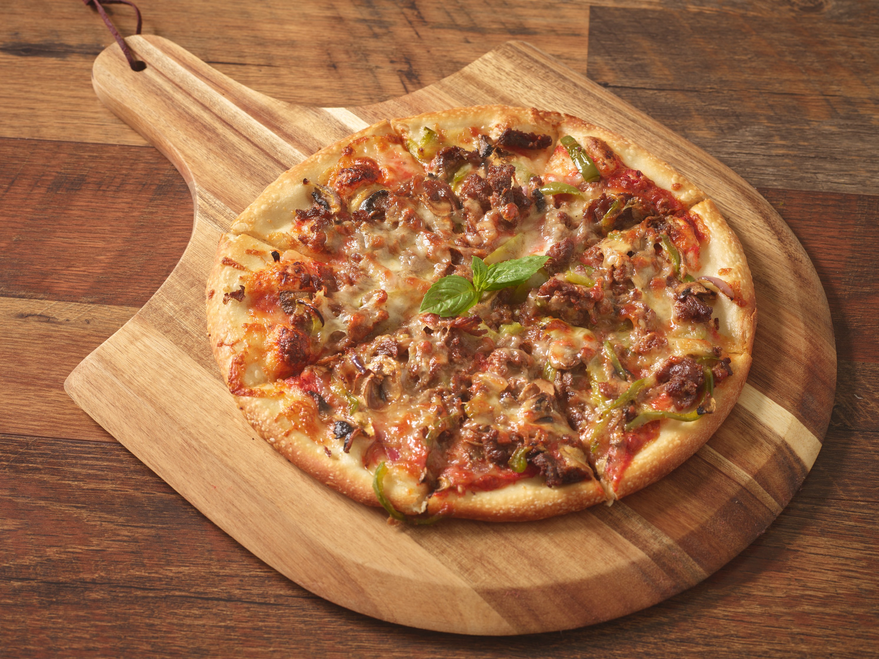Order Philly Cheese Steak Pizza food online from Tma Star Pizza store, Van Nuys on bringmethat.com