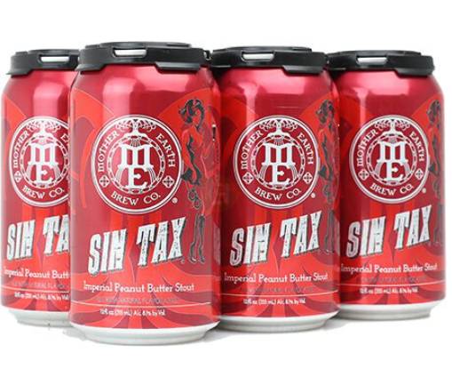 Order Mother Earth Sin Tax Imperial Stout In Cans - 6-12 Fl. Oz.  food online from Windy City Liquor Market store, El Cajon on bringmethat.com