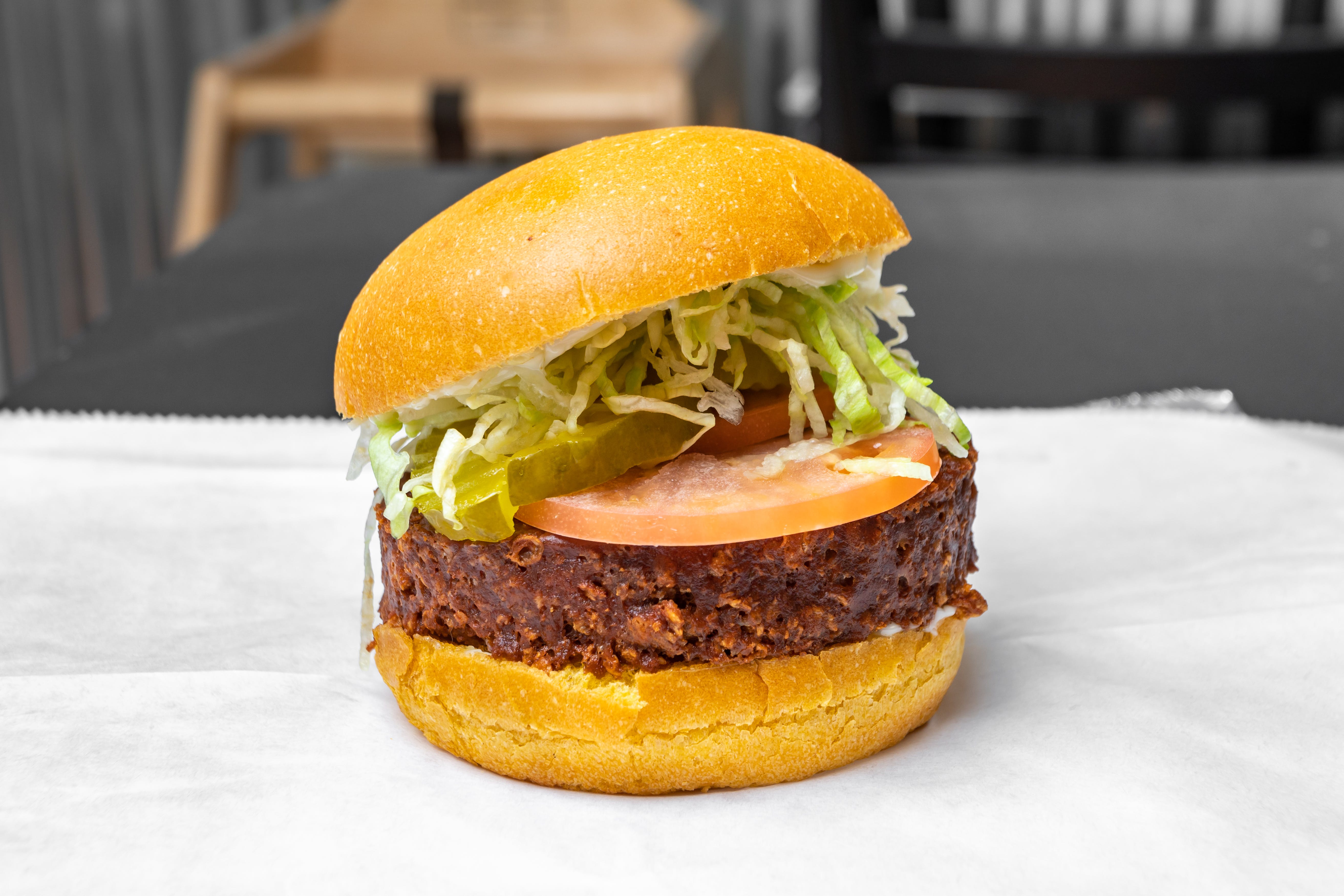 Order Veggie Burger - Burger food online from Al's Steak House store, Alexandria on bringmethat.com