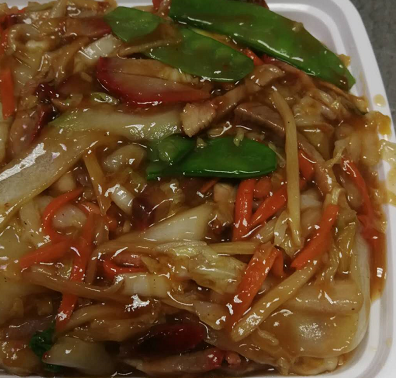 Order 33. Roast Pork Chow Mein food online from China Garden store, Hackettstown on bringmethat.com
