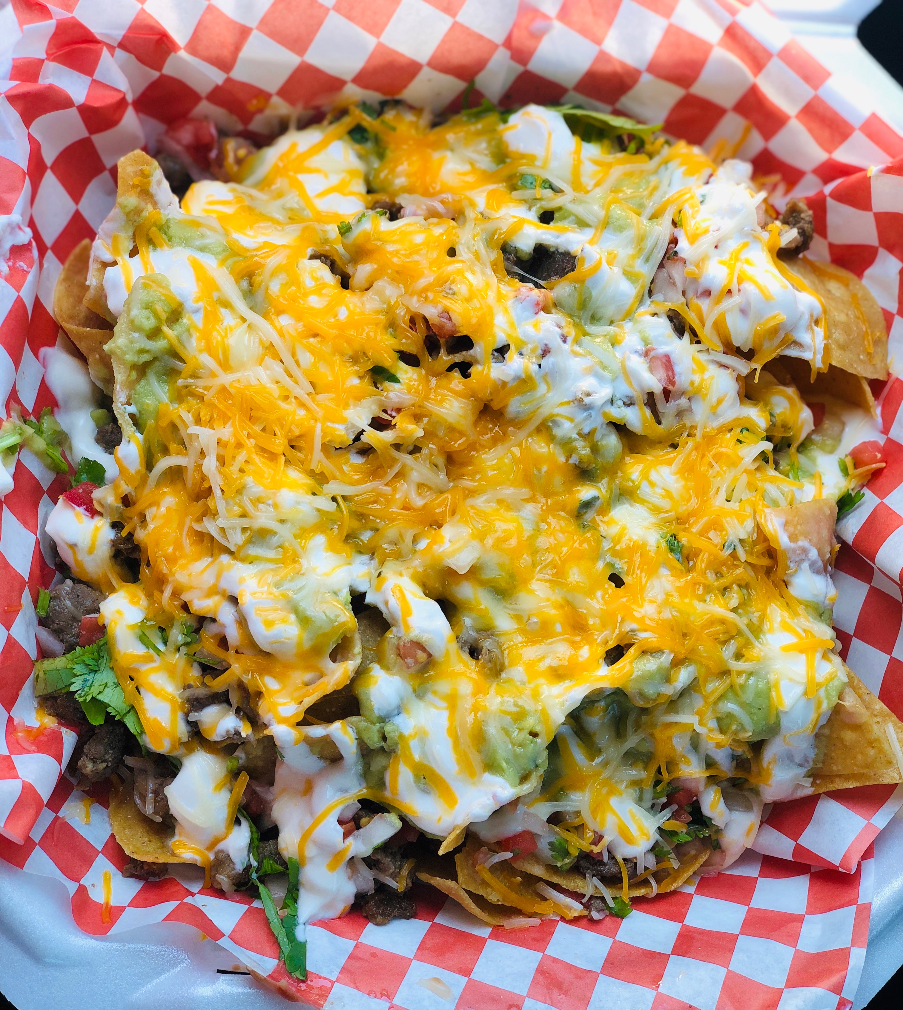 Order Super Nachos food online from Papis Tacos And More store, Radcliff on bringmethat.com