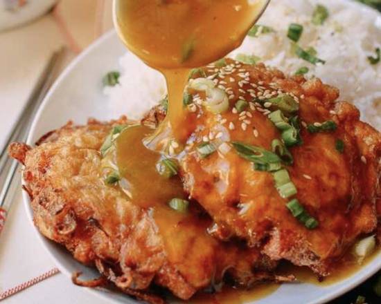 Order Beef Egg Foo Young food online from Mr.Rice store, Philadelphia on bringmethat.com