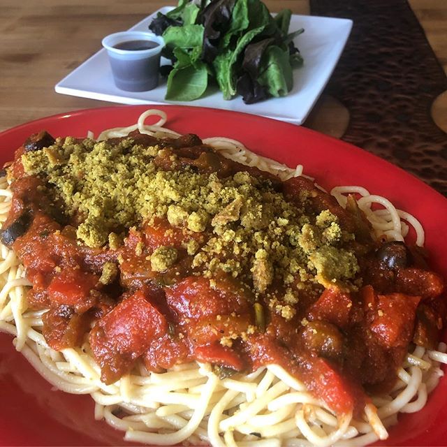 Order Creole Style Spaghetti food online from Souley Vegan store, Oakland on bringmethat.com