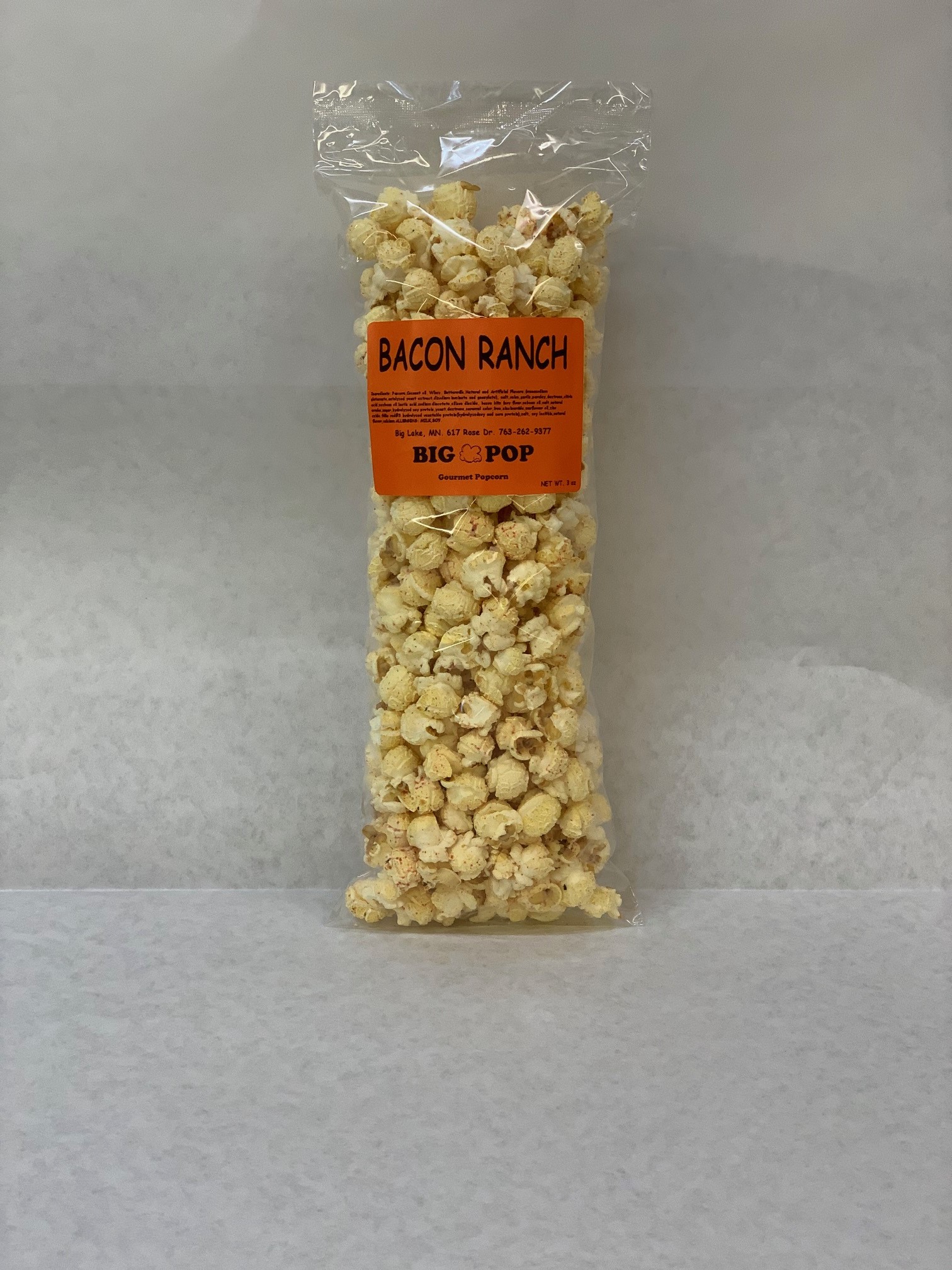Order Bacon Ranch Popcorn food online from The Jerky Shoppe store, Big Lake on bringmethat.com