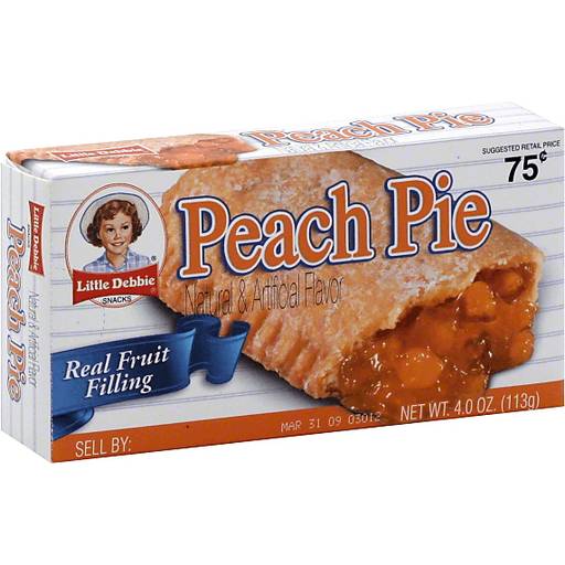 Order Little Debbie Peach Pie food online from Deerings Market store, Traverse City on bringmethat.com