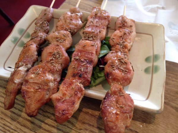 Order 鸡肉串   Chicken Skewer food online from Dumpling Empire store, South San Francisco on bringmethat.com