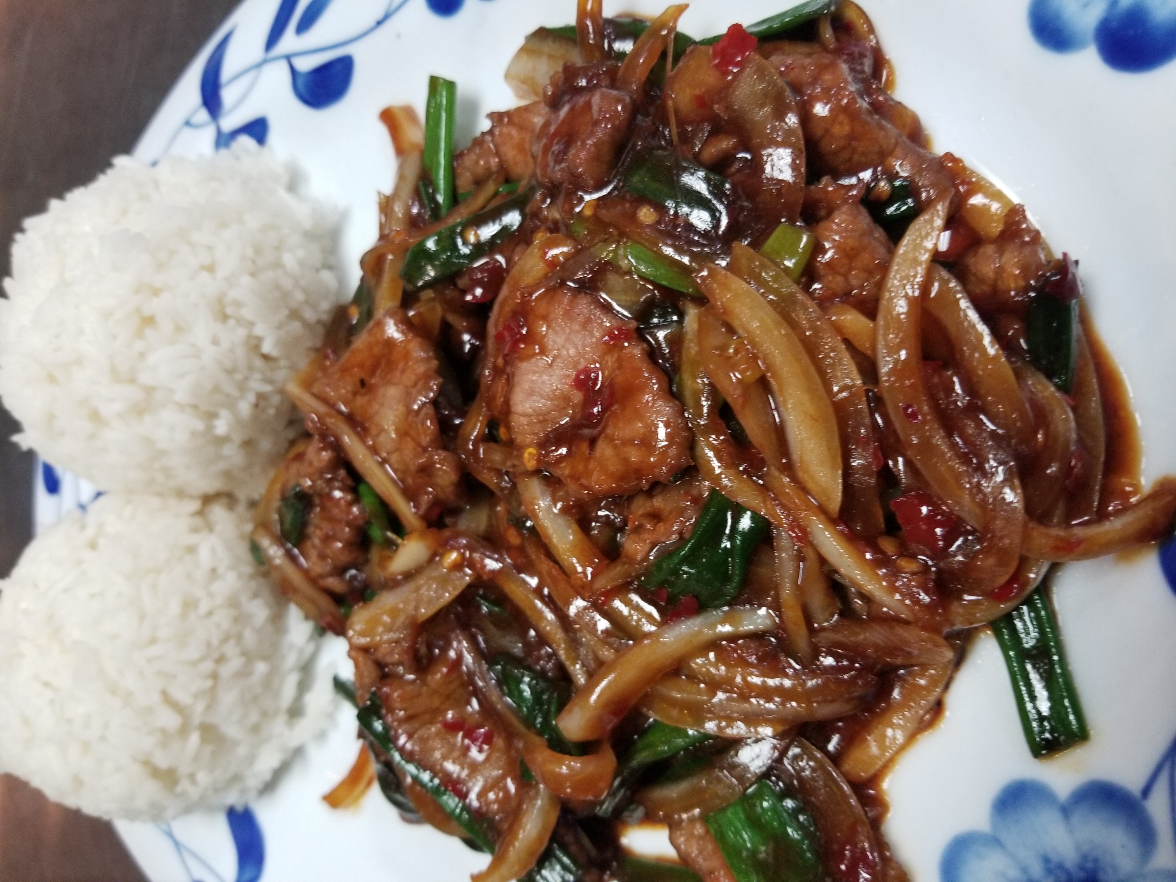 Order 69. Mongolian Beef food online from Cyclo Restaurant store, Austin on bringmethat.com