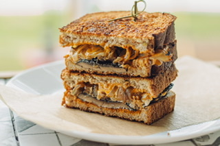 Order Portabella Patty Melt food online from Trend Urban Cafe store, Stone Mountain on bringmethat.com