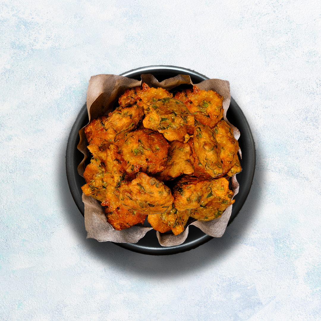 Order Assorted Vegetarian Fritters food online from Curry Spoon store, Sterling on bringmethat.com