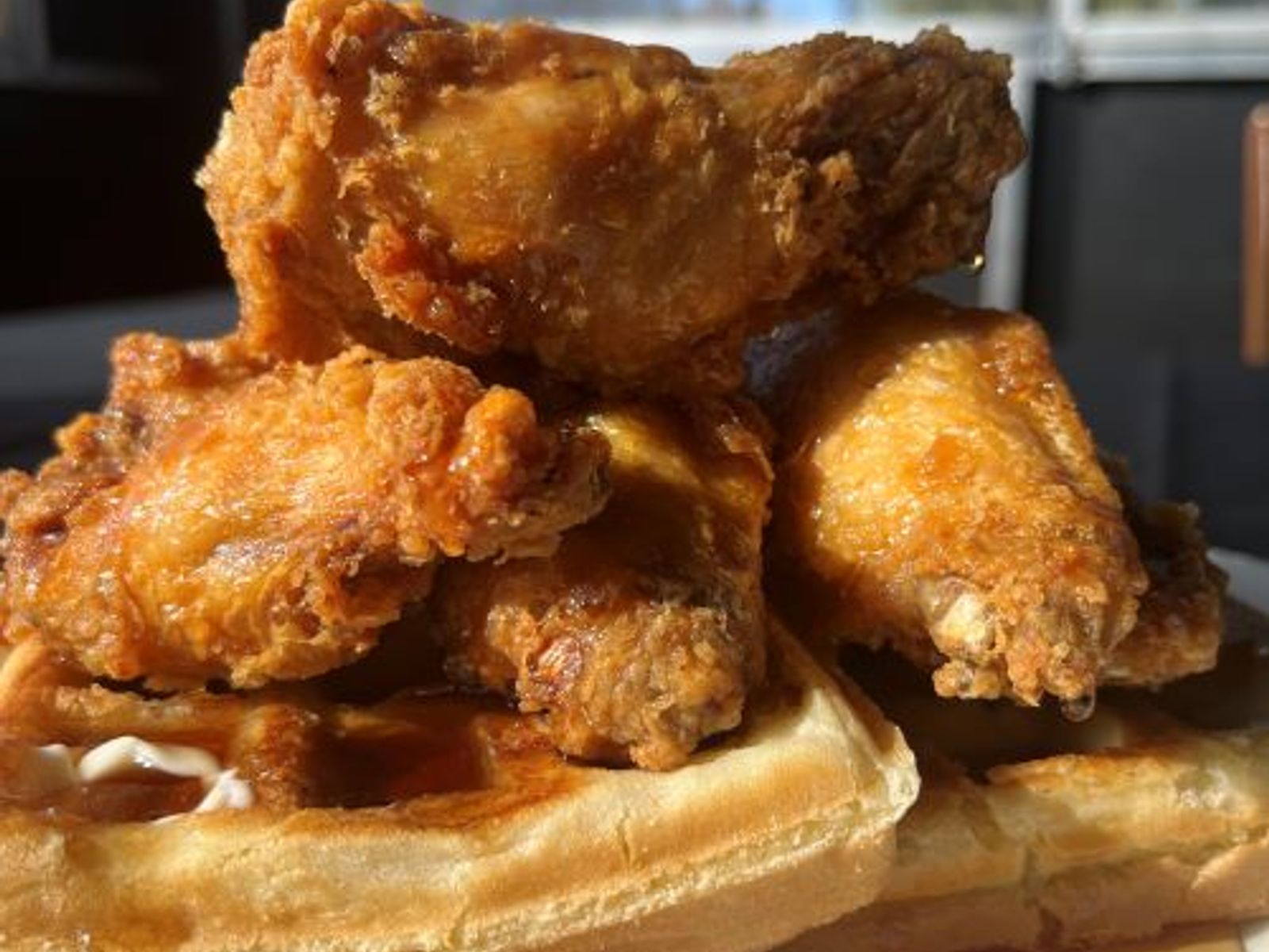 Order Chicken and Waffles food online from 45th Street Pub store, Edgewater Park on bringmethat.com