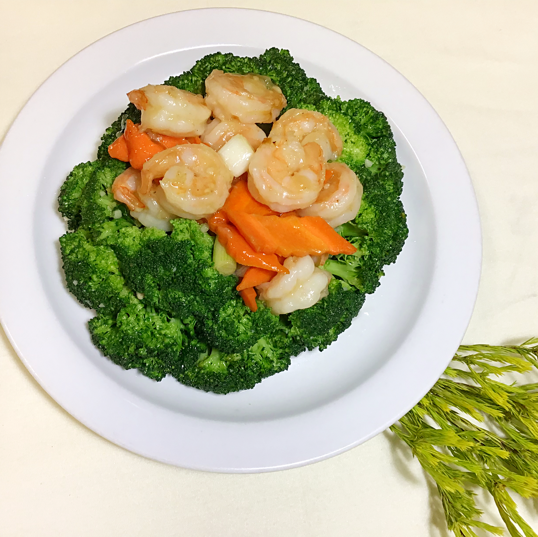 Order Broccoli with Prawns 西蘭蝦 food online from Win Garden store, San Francisco on bringmethat.com