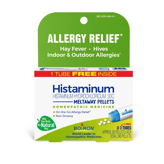 Order Boiron Histaminum Hydrochloricum 30C Pellets Pack, Homeopathic Medicine for Allergy Relief, 3 EA food online from Cvs store, POMONA on bringmethat.com