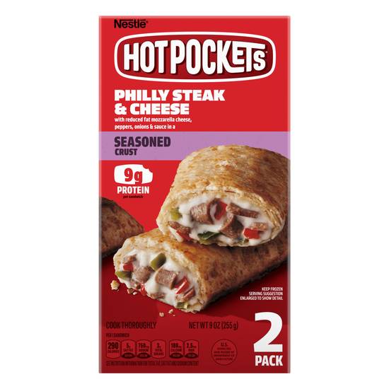 Order Hot Pockets Philly Steak and Cheese Frozen Sandwiches, 9oz, 2 Count  food online from CVS store, MINNEAPOLIS on bringmethat.com