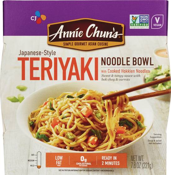 Order Annie Chun's Japanese-Style Teriyaki Noodle Bowl, 7.8 OZ food online from CVS store, ORANGEBURG on bringmethat.com