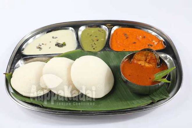 Order IDLY WITH FISH CURRY food online from Aappakadai store, Pleasanton on bringmethat.com