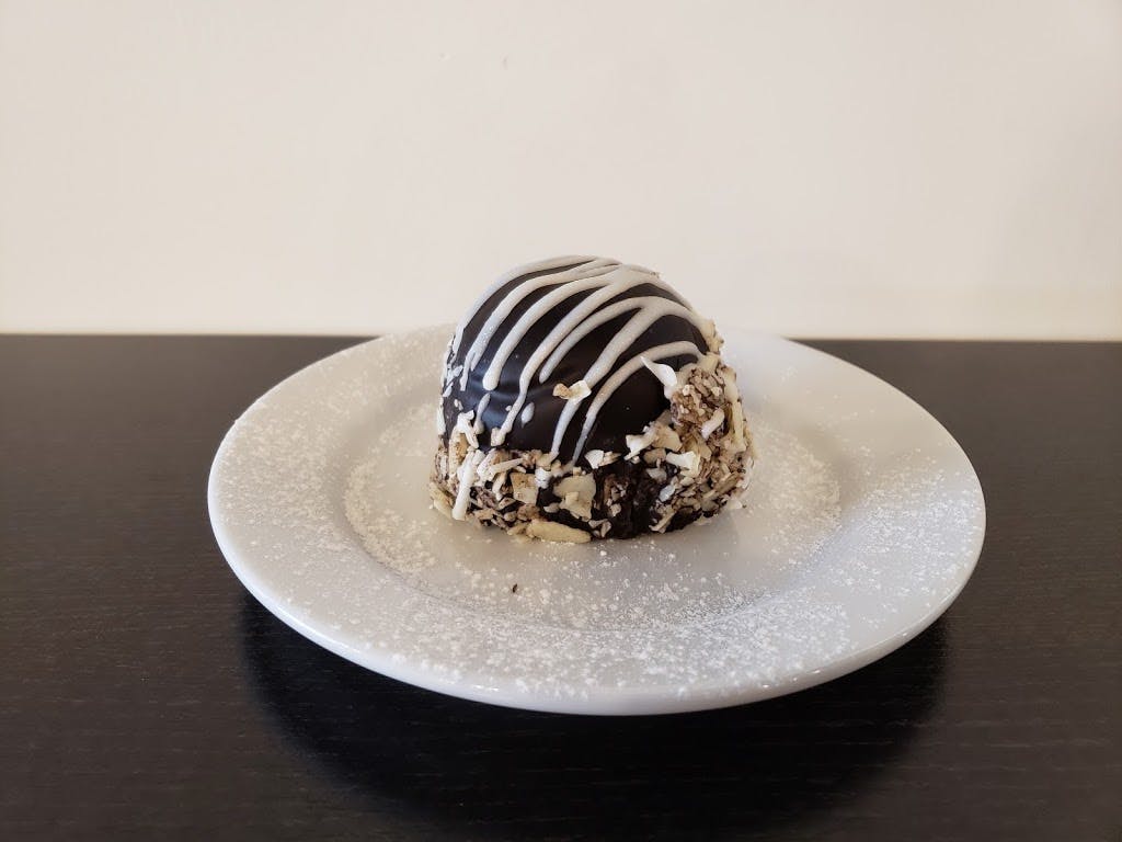 Order Chocolate Dome - Dessert food online from Classico Tomato Pies store, West Windsor on bringmethat.com