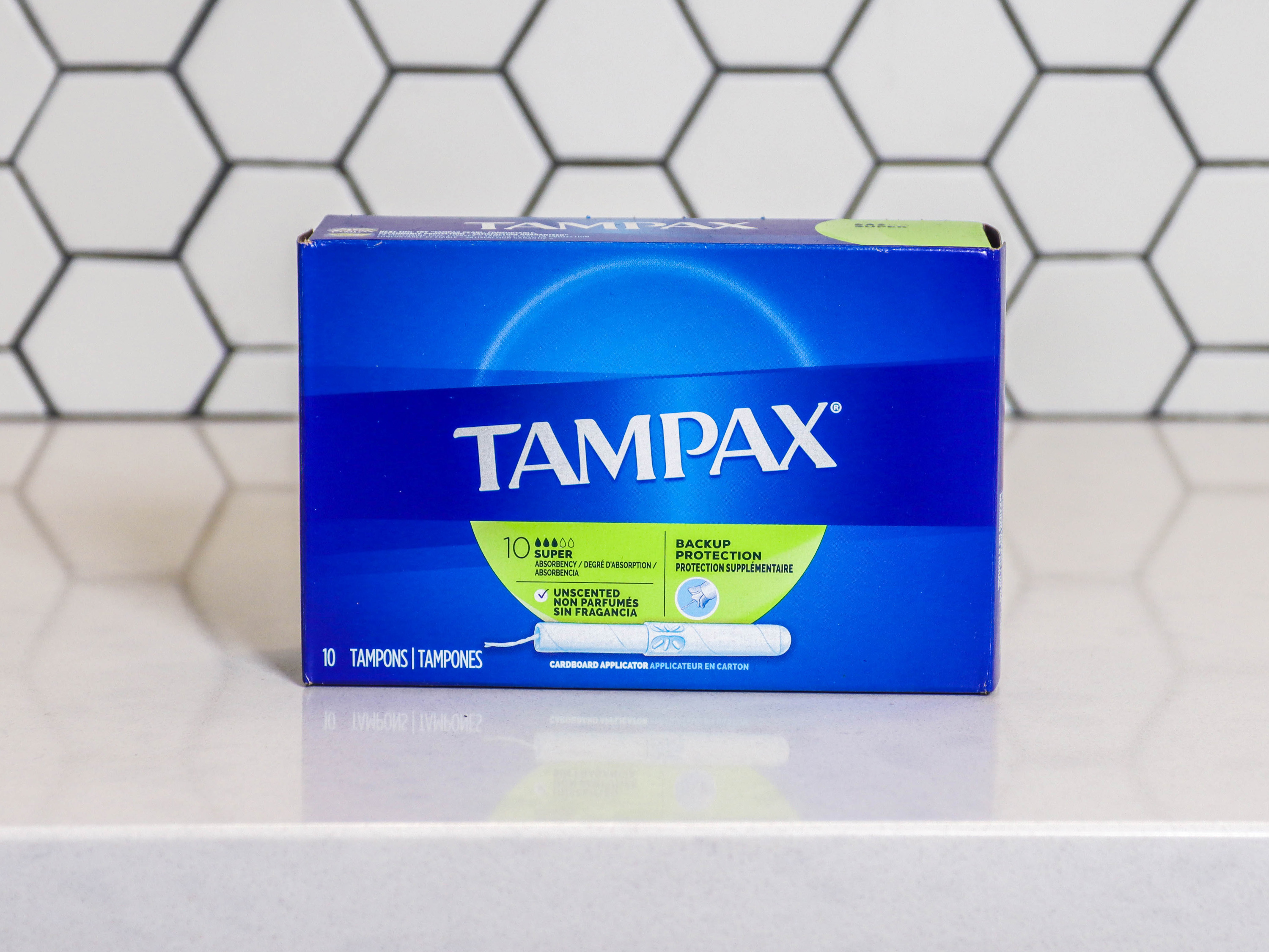 Order Tampax Super Absorbent Tampons food online from Rebel store, Fontana on bringmethat.com