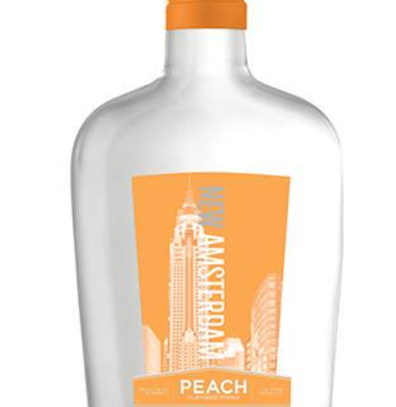 Order New Amsterdam Peach Flavored, 375 ml. Vodka food online from Tigers Liquors store, San Francisco on bringmethat.com