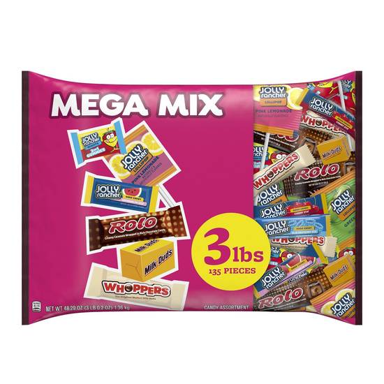 Order Hershey Mega Mix Chocolate & Fruit Flavored Assorted Halloween Candy, 135 CT food online from CVS store, RICHMOND HILL on bringmethat.com