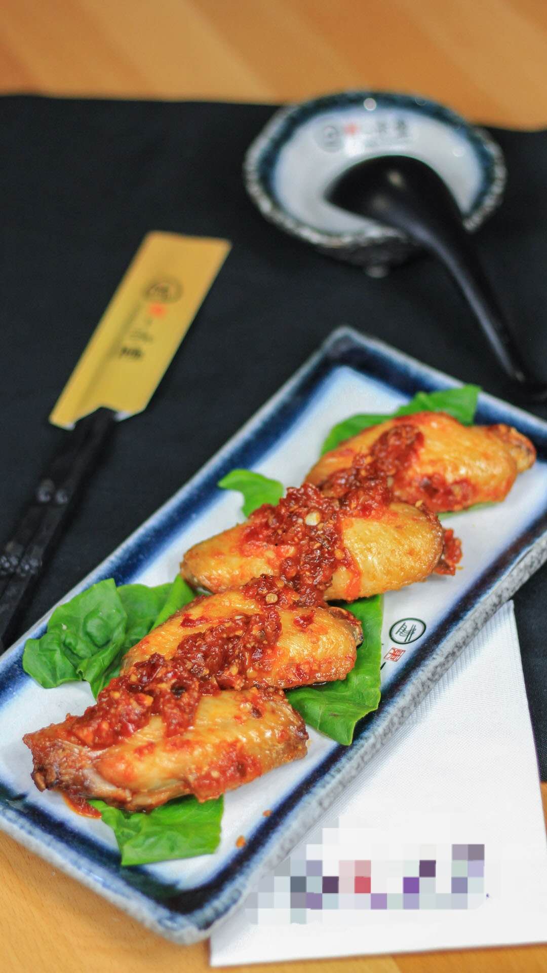 Order Spicy Chicken Wing   (6 Pcs) food online from Ichiddo Ramen store, Saint Paul on bringmethat.com