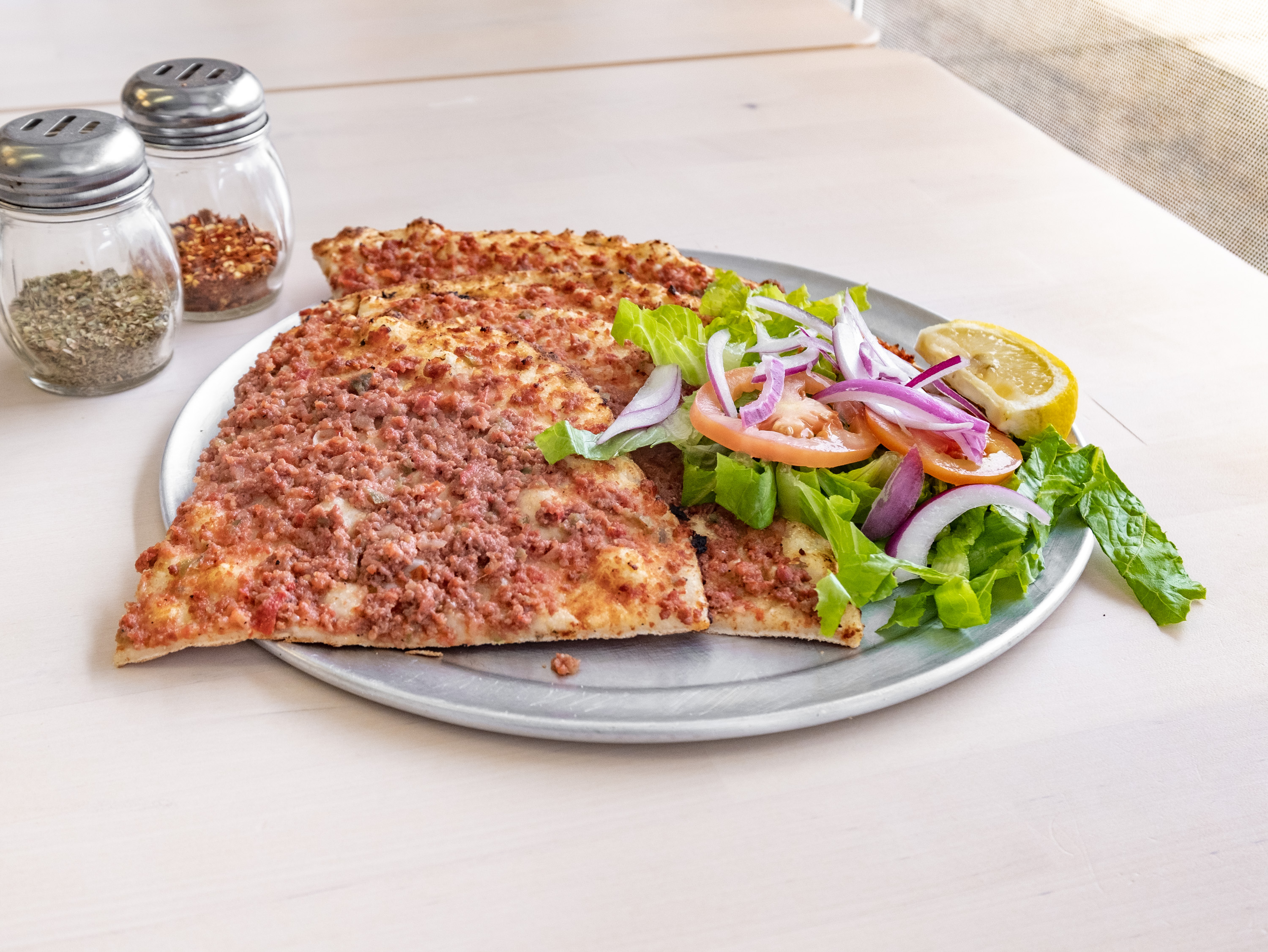Order Lahmacun Pide food online from Cheesy Pizzi store, Bethesda on bringmethat.com