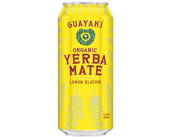 Order Guayaki Lemon Elation 15.5oz food online from Chevron store, Desert Hot Springs on bringmethat.com