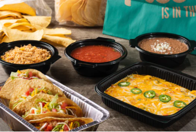 Order Taco & Cheese Enchilada Family Meal food online from Great American Cookie - Texarkana store, Texarkana on bringmethat.com