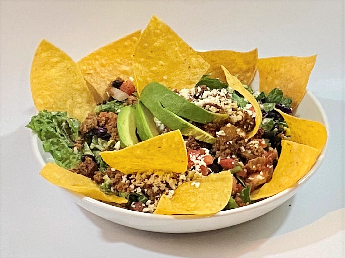 Order Taco Salad  food online from Blue Mesa Grill store, Addison on bringmethat.com